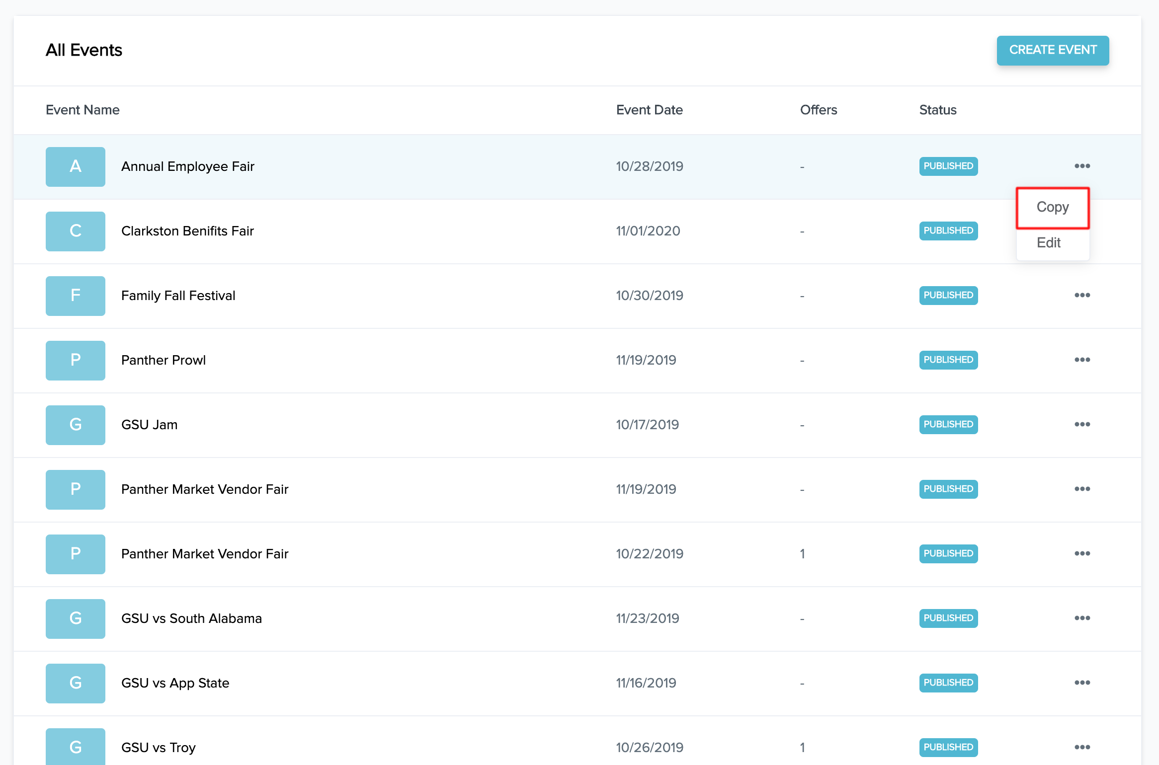 How To Duplicate Events